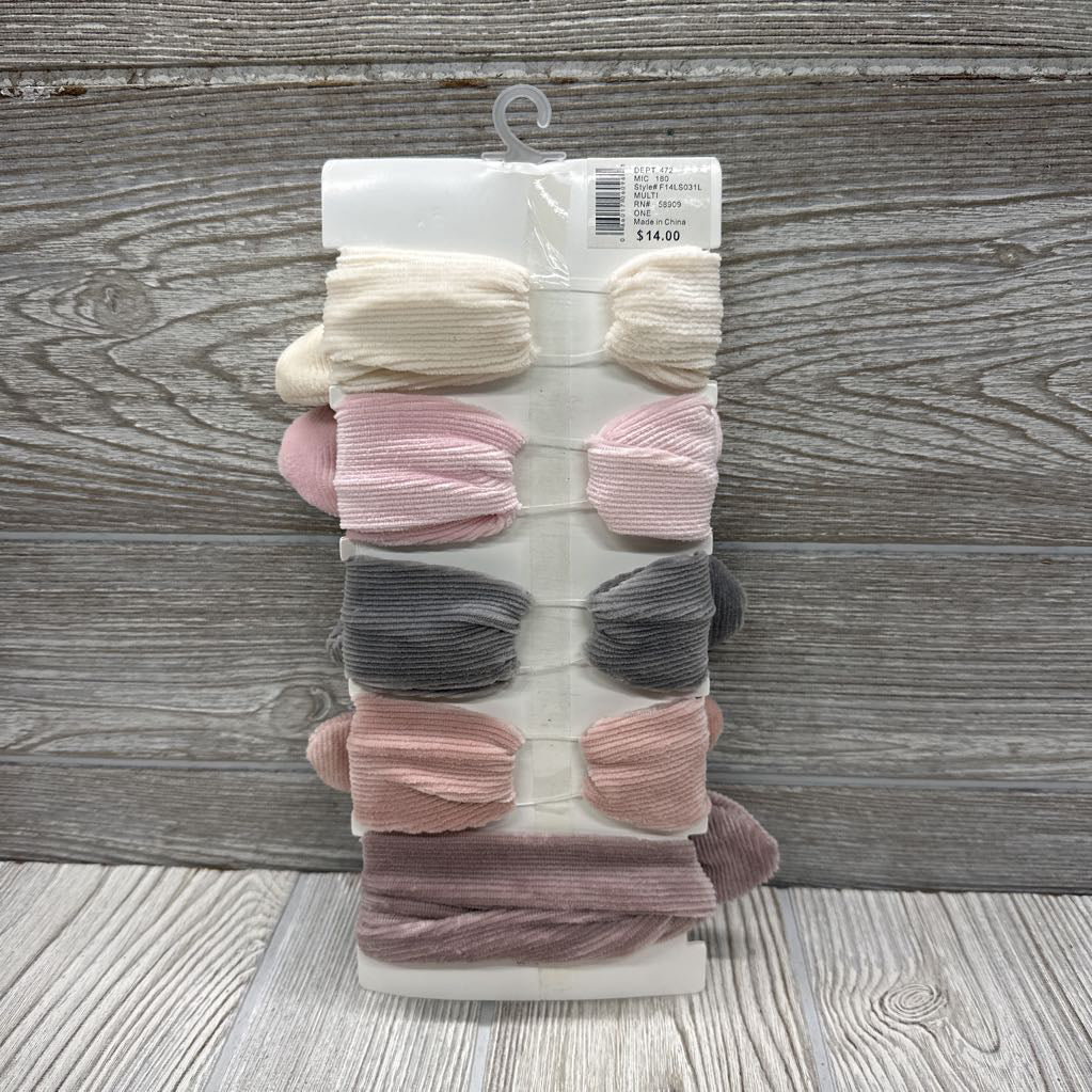 NEW 5 Pk Headbands Cord