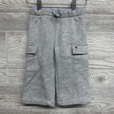 Crewneck Ruffle & Cargo Sweatpants Stripe Logo 12M