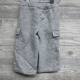Crewneck Ruffle & Cargo Sweatpants Stripe Logo 12M