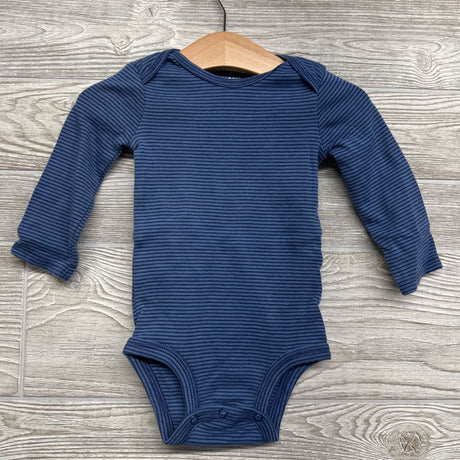 3 Pk LS Bodysuits Airplanes Explore Stripes 12M