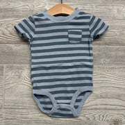 3 Pk Bodysuits Stripes Chest Pocket 12M