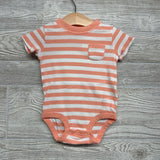 3 Pk Bodysuits Stripes Chest Pocket 12M