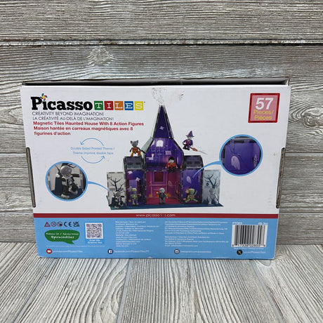 Haunted House Magnetic Tiles & Characters