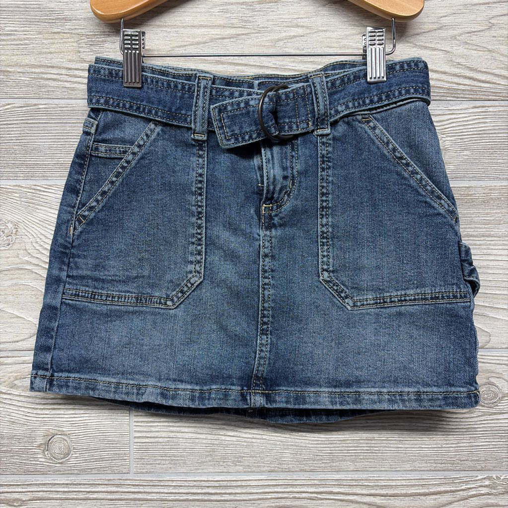 Denim Utility Skirt W/ Belt 8
