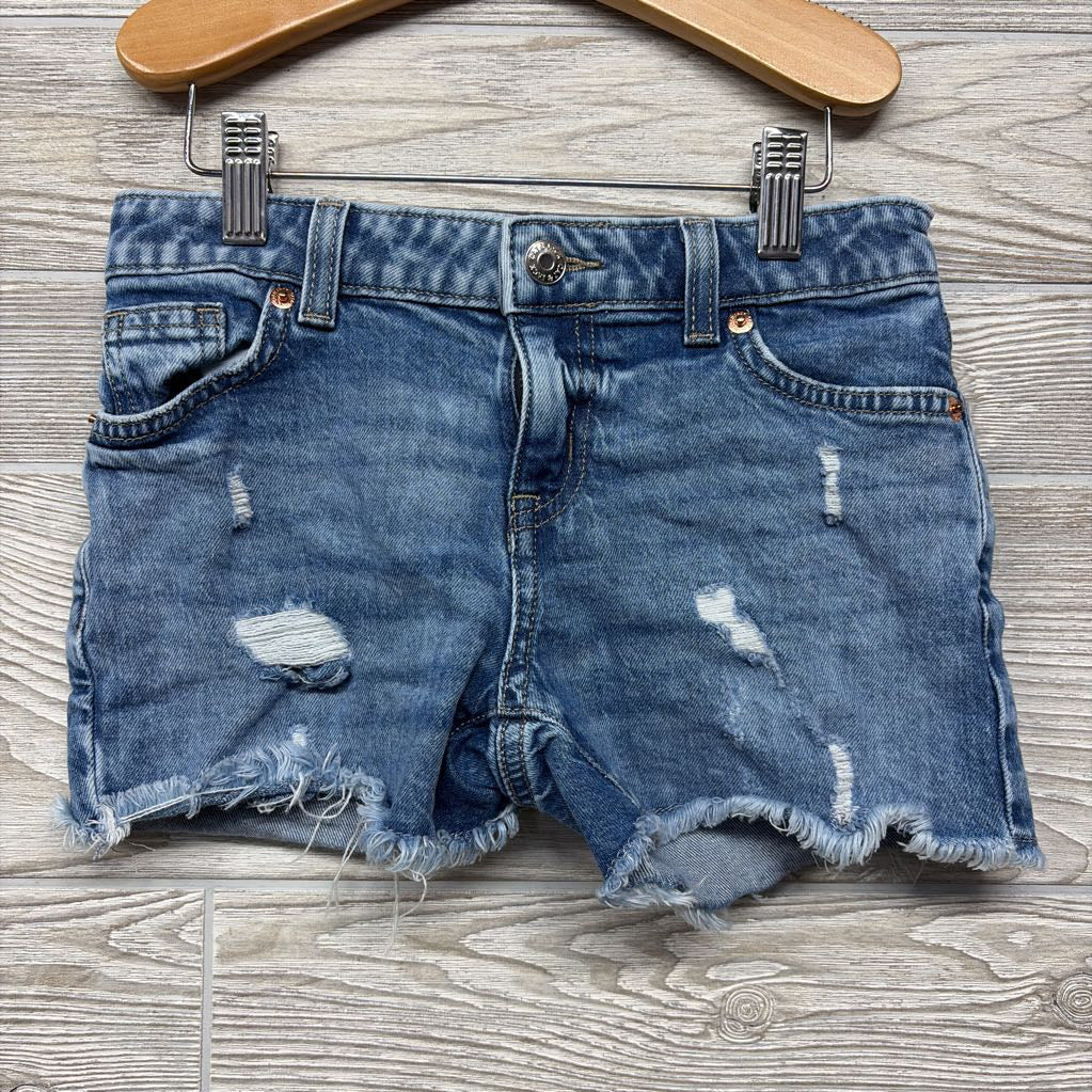 Denim Shorts Frayed 8