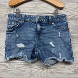 Denim Shorts Frayed 8
