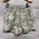 French Terry Drawstring Shorts Camo 5