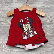Tank Top Minnie Mouse & French Terry Shorts Dots 18M