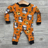 2 Pc LS PJs Snoopy Bats 12M