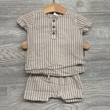 Henley Shirt & Shorts Stripes 3M