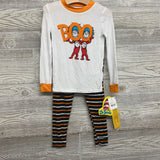 NEW 2 Pc LS Bamboo PJs Stripes Boo 4T