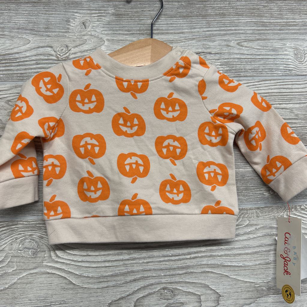 NEW Crewneck & French Terry Joggers Pumpkins 0-3M