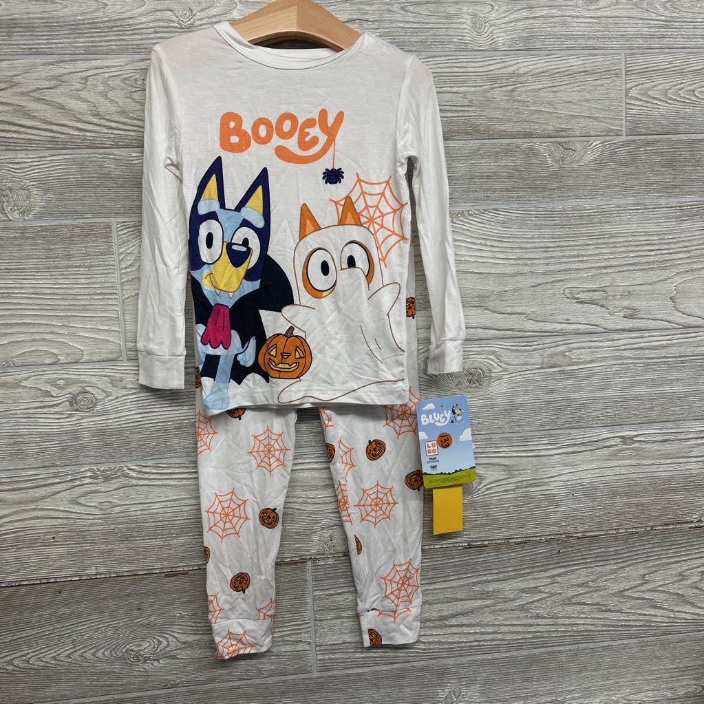 NEW 2 Pc LS Bamboo PJs Boo! Spider Webs 5T