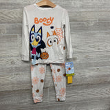 NEW 2 Pc LS Bamboo PJs Boo! Spider Webs 5T