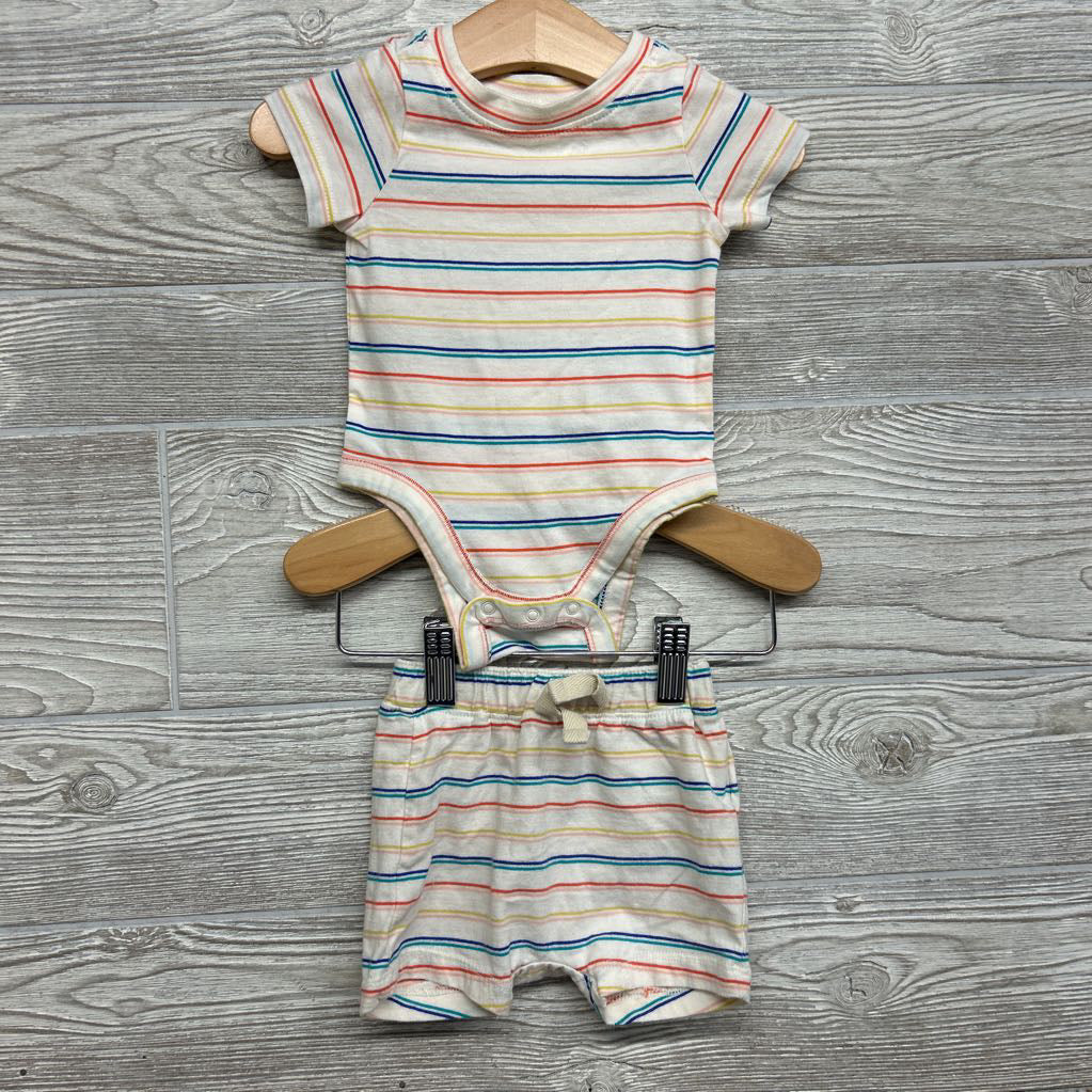 NEW Bodysuit & Shorts Stripes NB