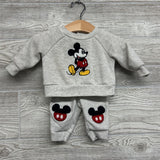 Crewneck Mickey Mouse & Jogger Sweatpants Mickey Knees 0-3M