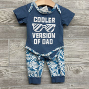 Bodysuit Cooler Than Dad & Pants Leaves 0-3M
