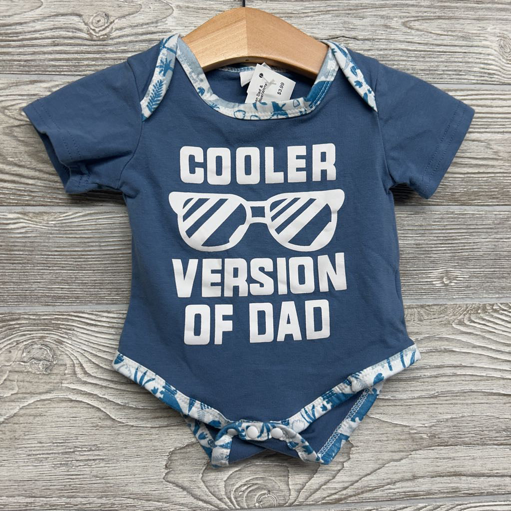 Bodysuit Cooler Than Dad & Pants Leaves 0-3M