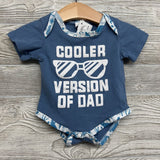 Bodysuit Cooler Than Dad & Pants Leaves 0-3M