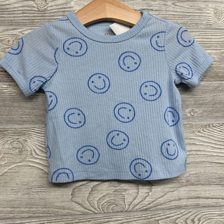 Ribbed Shirt & Shorts Smiley Faces 12M