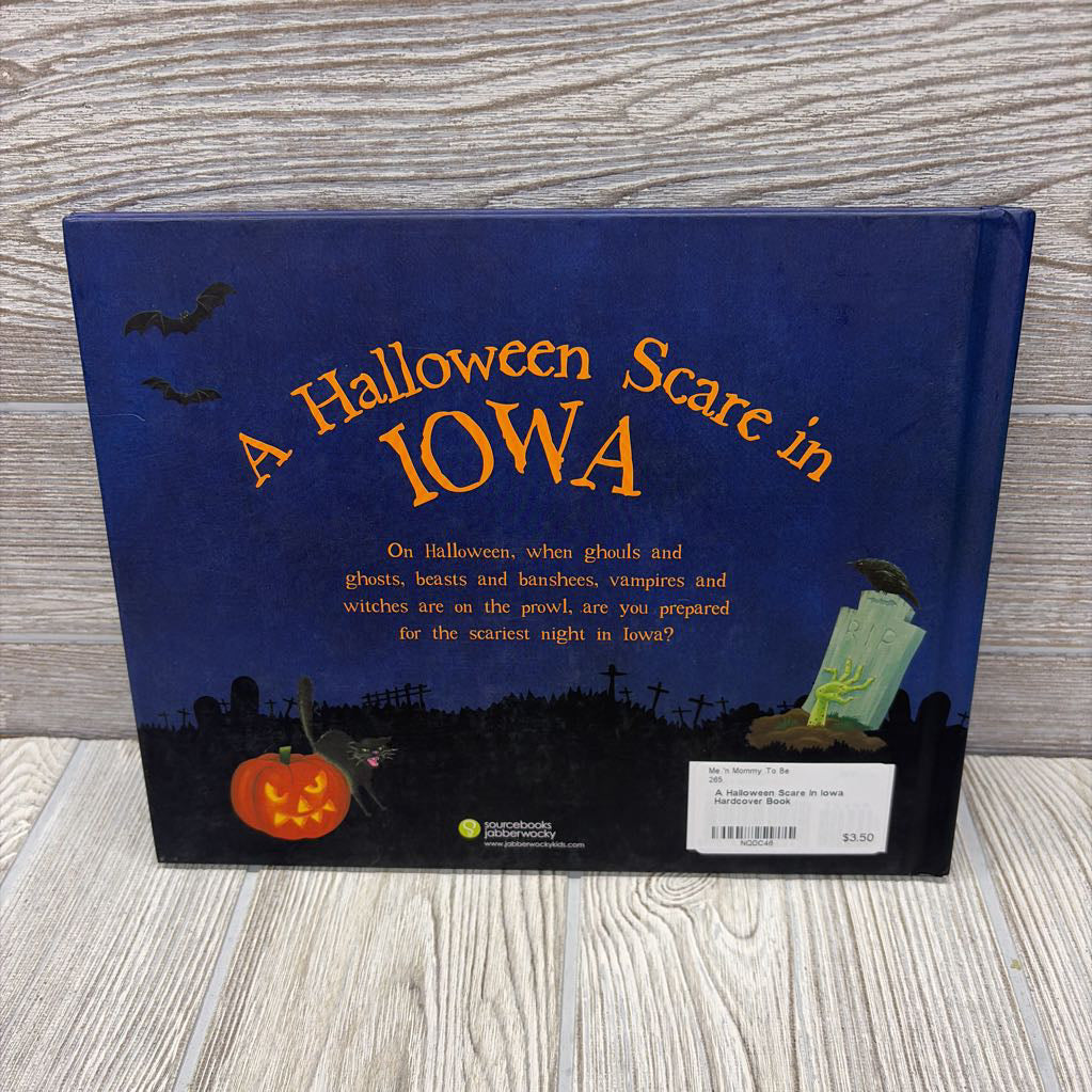 A Halloween Scare In Iowa Hardcover Book