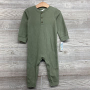 NEW LS Waffle Knit Henley Outfit 18M
