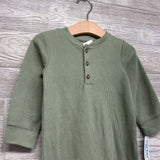 NEW LS Waffle Knit Henley Outfit 18M