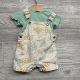 Shortalls Simba & Shirt 0-3M