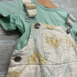 Shortalls Simba & Shirt 0-3M