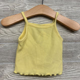 Ribbed Tank Top Lettuce Trim 0-3M