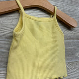 Ribbed Tank Top Lettuce Trim 0-3M