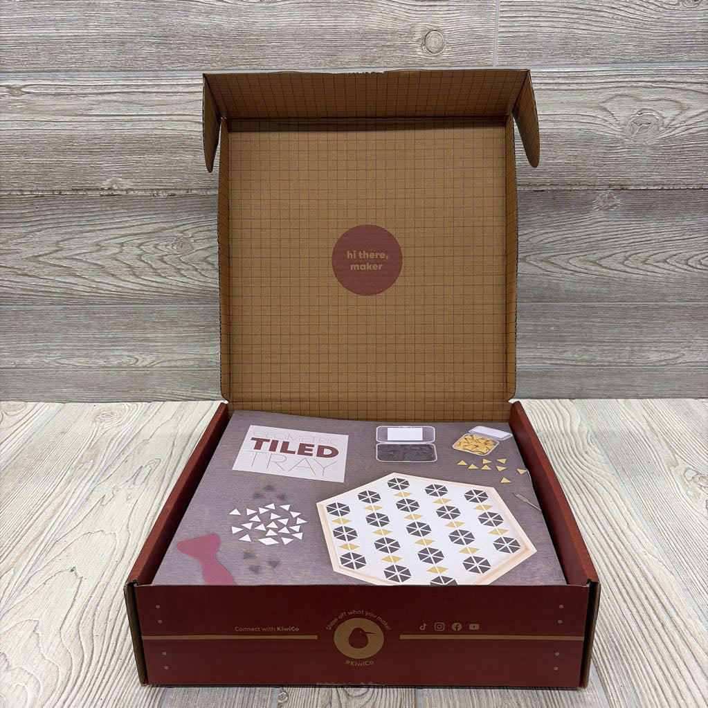 NEW Geometric Tiled Tray