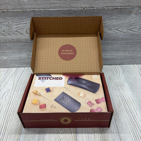 NEW Stitched Faux-Leather Accessories