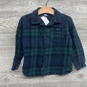 LS Plaid Button Up Flannel Shirt 3T