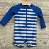 LS Swim Outfit & Sun Hat Stripes 9M