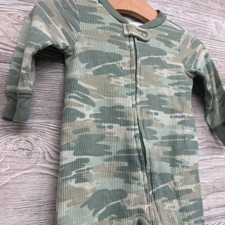 Waffle Knit Sleeper Camo 6M