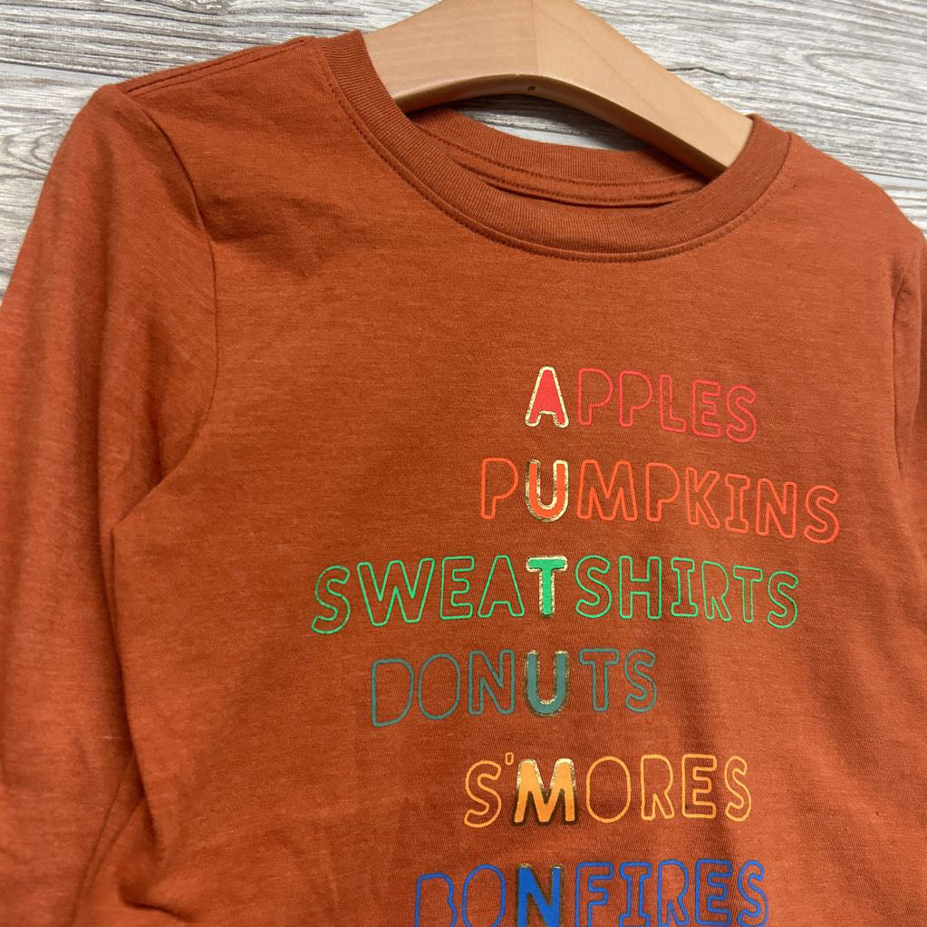 LS Shirt Apples Pumpkins Sweatshirts 5T