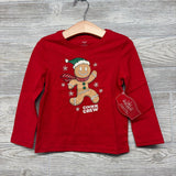 NEW LS Shirt Gingerbread Cookie Crew 3t