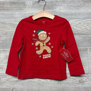 NEW LS Shirt Gingerbread Cookie Crew 3t