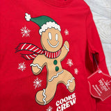 NEW LS Shirt Gingerbread Cookie Crew 3t