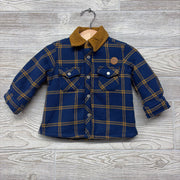 Fleece Lined Snap Up Shirt 12M