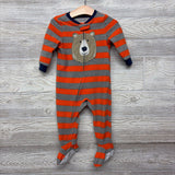 Blanket Sleeper Bear & Stripes 12M