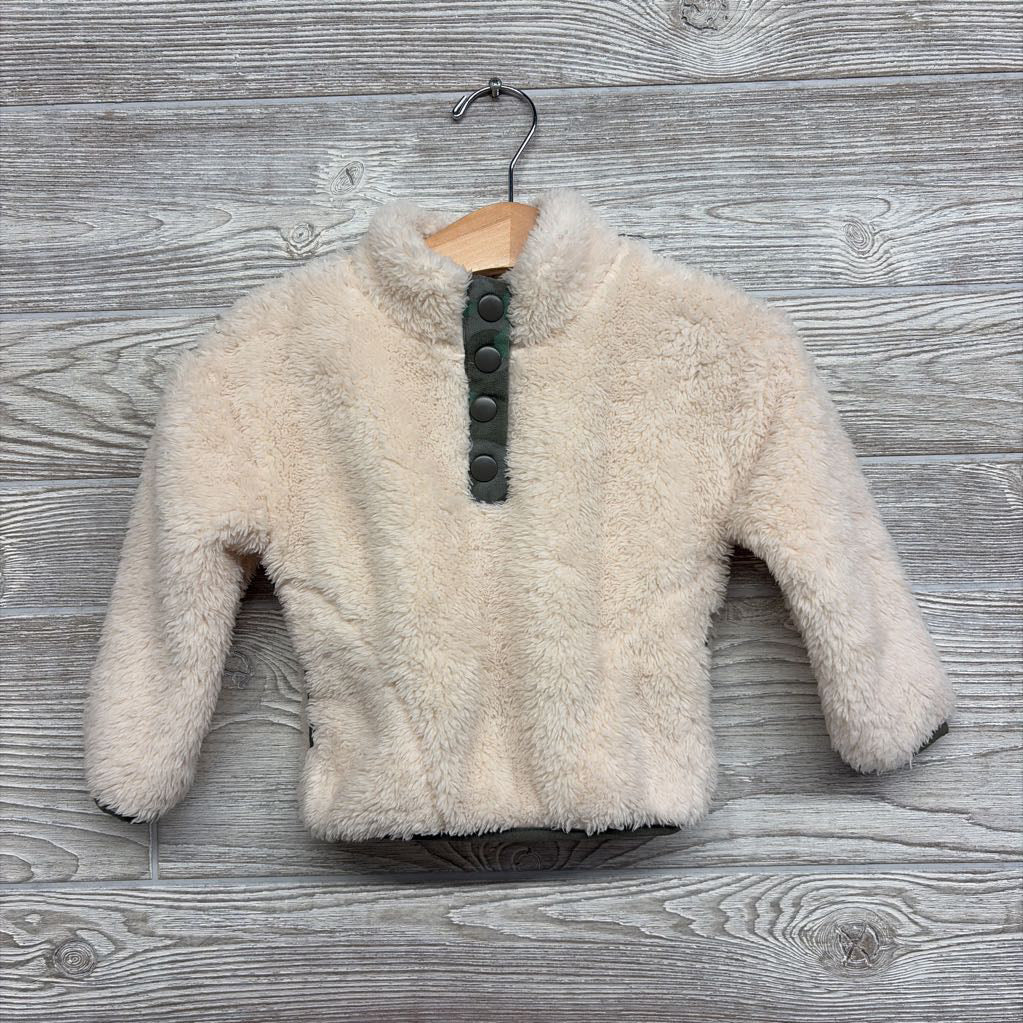 Fleece Pullover Camo Buttons 12M
