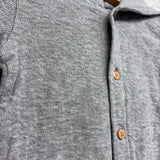 Button Up Outfit W/ Hood 12M
