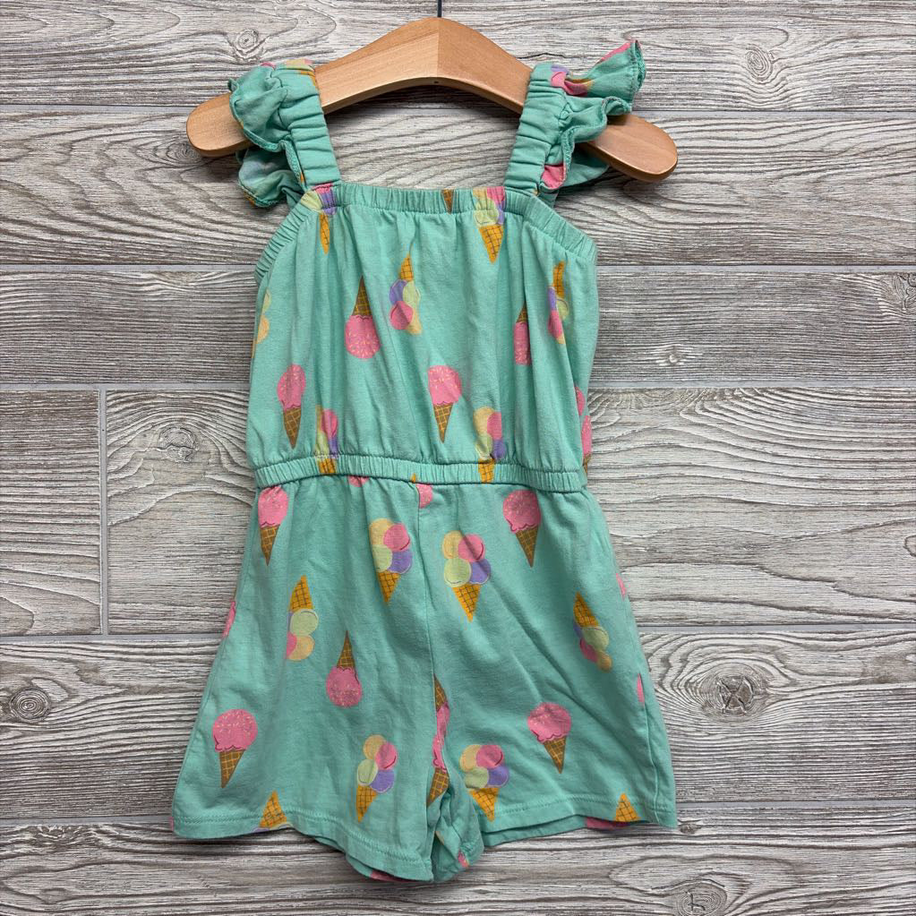 Tank Top Romper Ice Cream Cones 4t