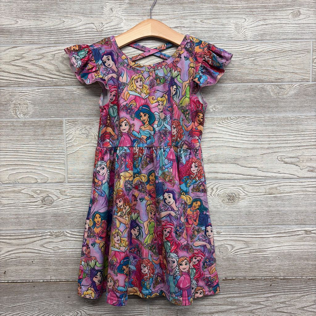 Flutter Sleeve Dress Princess 6-7