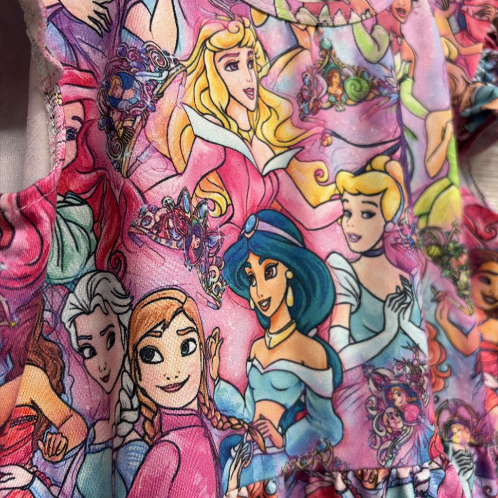 Flutter Sleeve Dress Princess 6-7