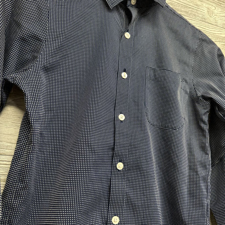 Button Up Dress Shirt Dots 10-12
