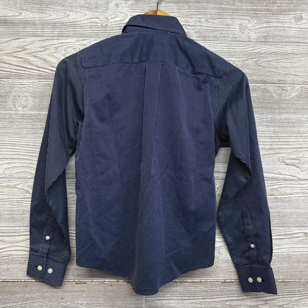 Button Up Dress Shirt Dots 10-12