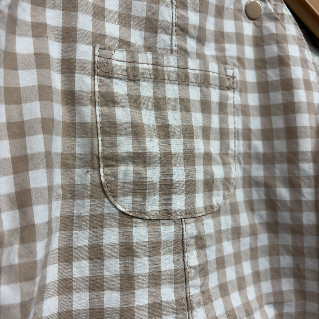 Gingham Shortalls 9M